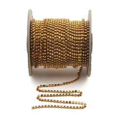 Crystal MC Chaton Rhinestone Nikl pl. cup chain Preciosa SS 12 One meter - kopie