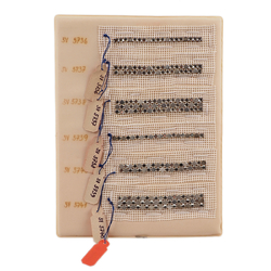 Vintage Czech rhinestone strass lace set glass  trims dress millinery dolls sample card  red tags