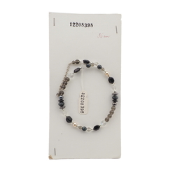 Vintage Czech glass bead wired choker necklace