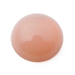 Czech vintage foiled pink opaline round glass cabochon 18mm