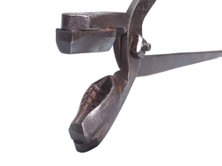 Antique Czech Baroque chandelier prism hand press molding pliers tool
