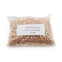 Rosa Gold sew on glue soldering Montees 4 mm SS 16 wholesale lot 1440 pcs faceted rhinestones Preciosa fancy chaton stones