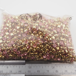 Rosa Gold sew on glue soldering Navettes 4 mm SS 17 wholesale lot 1440 faceted rhinestones Preciosa fancy stones