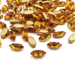 Topaz glue soldering Navettes 15 x 7 mm lot 92 pcs vintage faceted rhinestones Preciosa fancy chaton stones