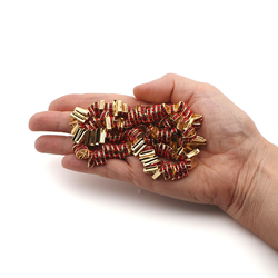 Lot 12 pcs 13x6mm Czech lt siam Red crystal gold plated Rhinestone Spacer beads 2 holes jewelry findings