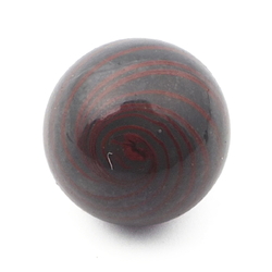 Antique Czech spiral bicolor micro lampwork ball glass button 12mm