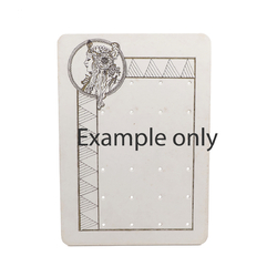 Buttons Beads sew on shop display sales card 30x21cm collectors Cardboard 23 holes