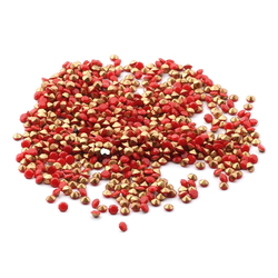 Lot (700) Czech vintage foiled opaque red glass rhinestones 2mm