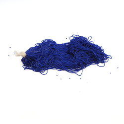 Master Hank sapphire blue bugle seed glass beads 90g 17/0 Vintage Czech