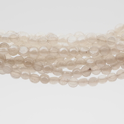 Pearl Lustre faceted round nailhead flat back glass beads Master Hank 48g, 4.2 mm Czech 