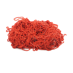 Master Hank coral orange seed glass beads 12/0 Vintage Czech