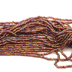 Master Hank Rainbow seed glass beads 11/0 Vintage Czech