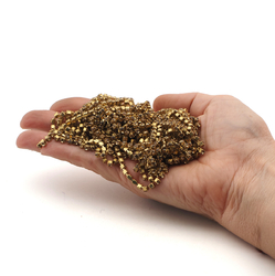 Lot 5.5 meter SS12 3mm Lt. Topaz Rhinestone cup chain Vintage Czech brass Supply epoxy resin ART