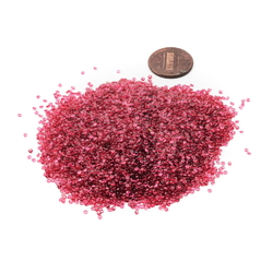 Lot (7500) Czech vintage round cranberry pink micro glass rhinestones 1.5mm
