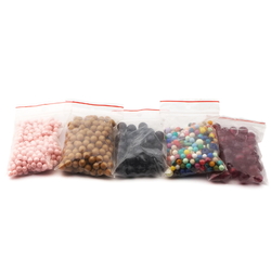 Wholesale lot vintage round plastic beads
