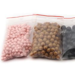 Wholesale lot vintage round plastic beads