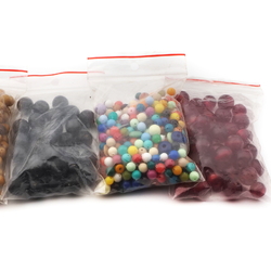 Wholesale lot vintage round plastic beads