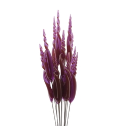 Czech lampwork glass saphiret flower craft earring headpin glass bead (1 bead)