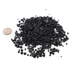 Lot (820) Czech vintage black round glass rhinestones 2-5mm