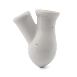 Vintage German porcelain Gesteckpfeife tobacco pipe sump section mini flower vase
