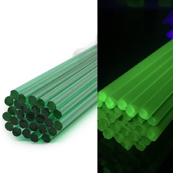 Czech uranium green glass rods lampwork 1kg