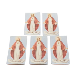 Lot (5) vintage Italian 1950's religious Jesus cards