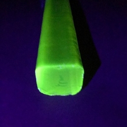 Czech uranium glass rod lampwork aquarium art molding SAMPLE