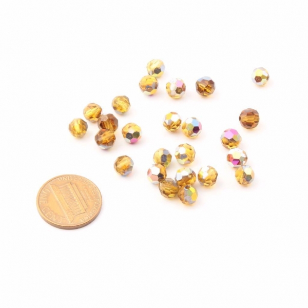 Supply 50 Vintage Mix/Topaz Carnival Glass Beads/ Bulk Assorted Shapes  Beads /Vintage Jewelry Supplies. {E2-161#01086} - Yahoo Shopping