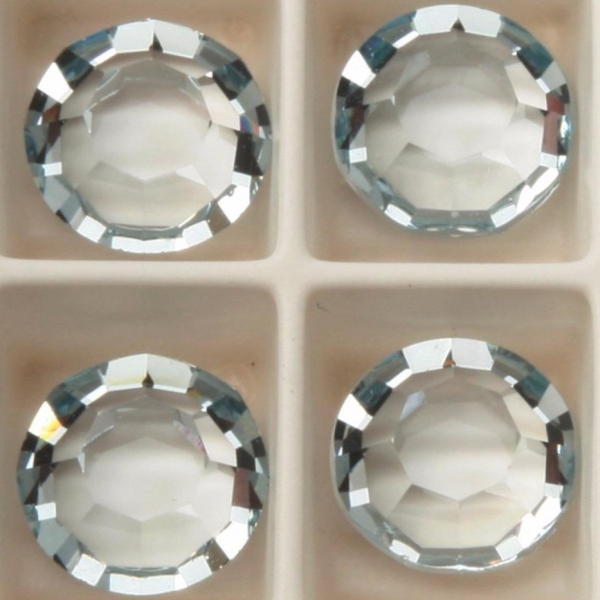 Lot (49) 8.2mm ss39 vintage Austrian D.S synthetic spinel Aquamarine gemstones