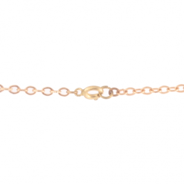 Vintage Czech gold chain necklace foil rainbow lampwork feather marble pendant glass beads