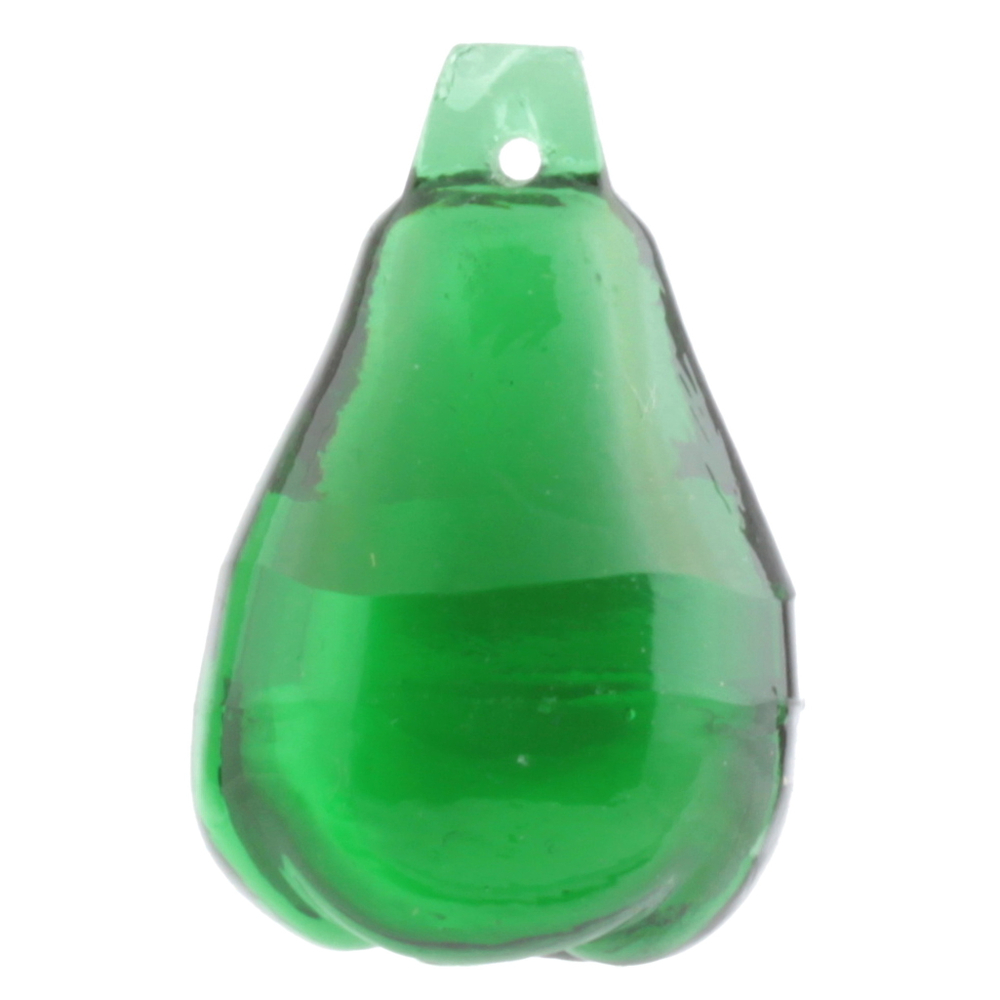 Vintage green glass pear fruit lamp Chandelier lamp prism 40mm