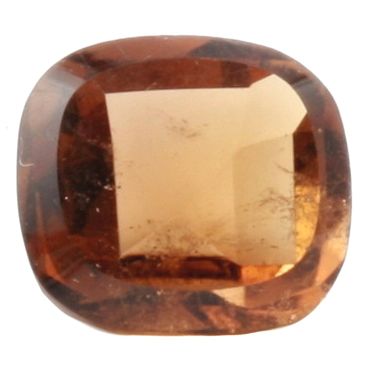 11mm Czech rare square hand faceted topaz glass rhinestone
