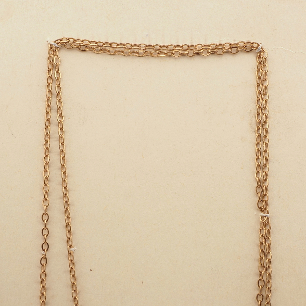 Czech vintage gold chain pendant necklace yellow satin atlas topaz glass beads