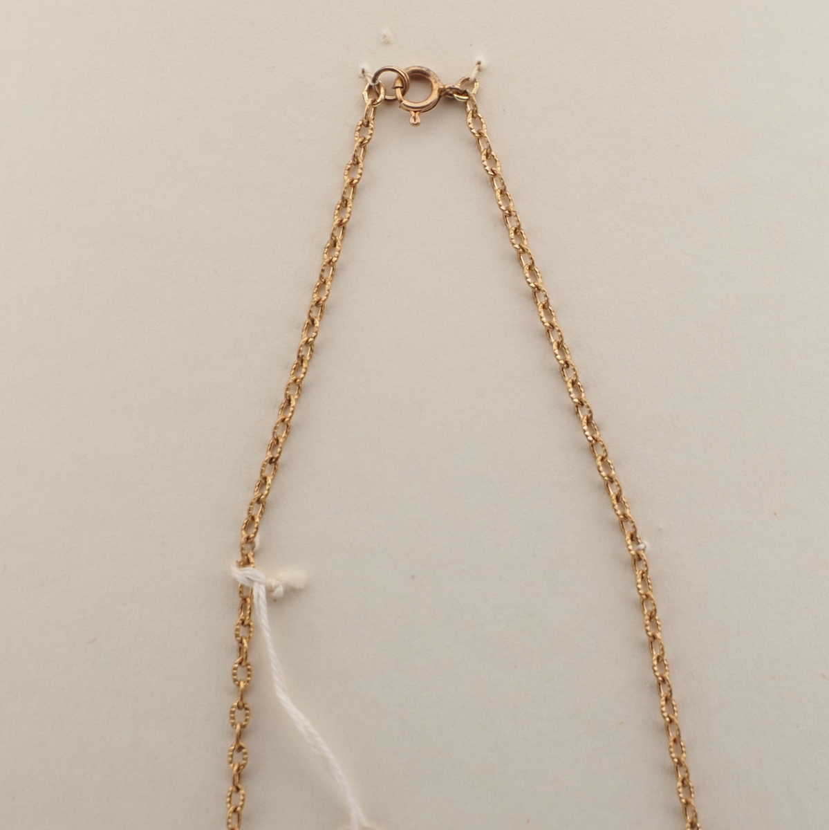 Vintage Czech gold tone chain necklace white green pink opaline pendant glass beads