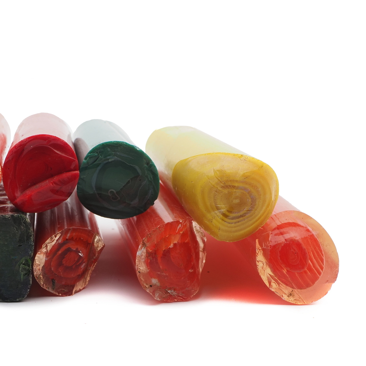 Lot Czech vintage glass cane rod lampwork jewelry design art glass aquarium art