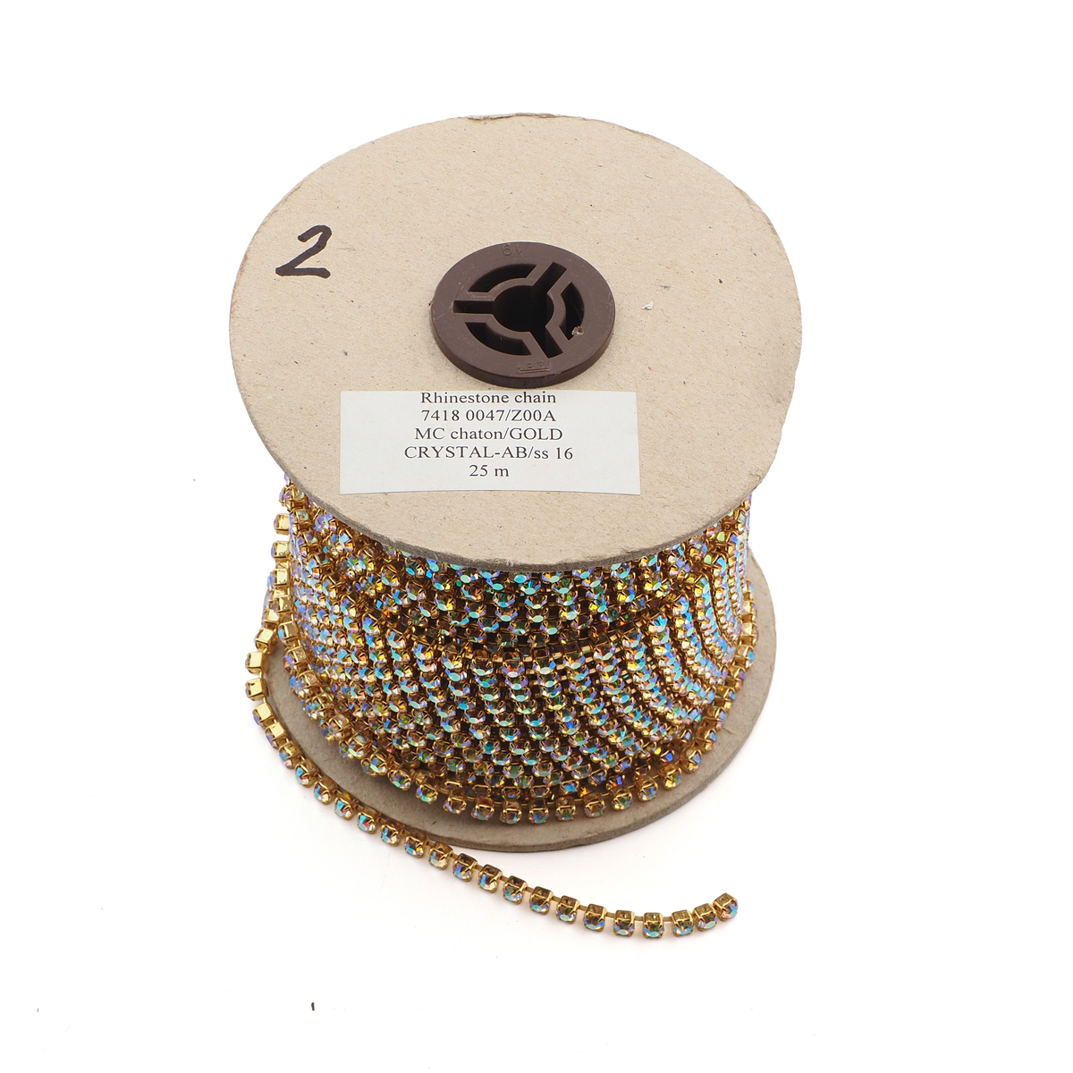 Lot 4.2 meter SS17 4mm Rosa Pink Rhinestone cup chain Vintage Czech brass Supply epoxy resin ART - kopie