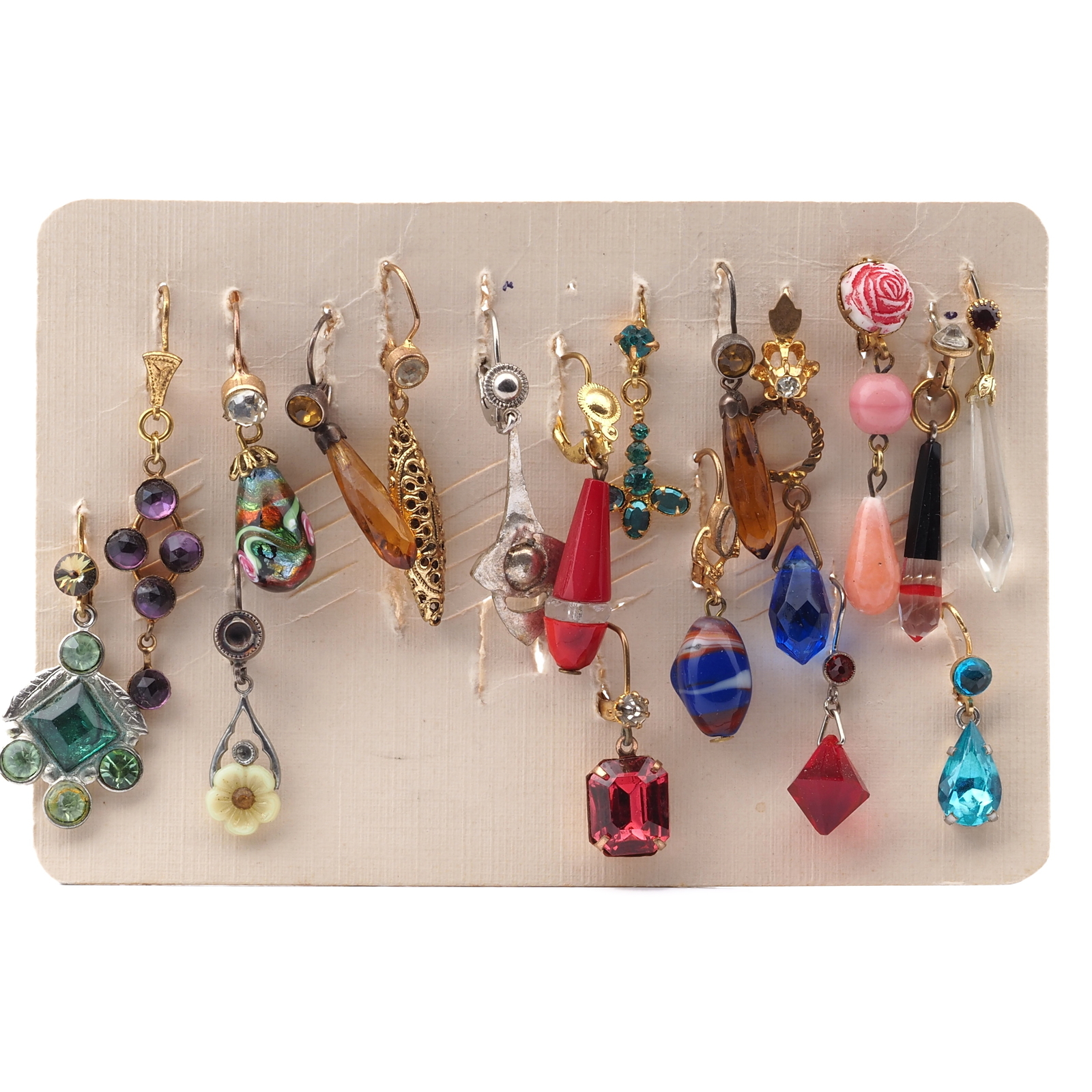 Czech sales glass earrings
