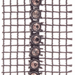 10 Yards Preciosa ss12 black crystal rhinestone 1 strand lattice trim banding