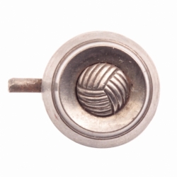 18mm Art Deco wool ball Antique vintage Czech glass button cabochon jewelry making steel mold die press stamp punch 
